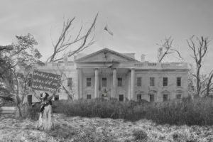 Crumbling White House, Washington, and La Rielera